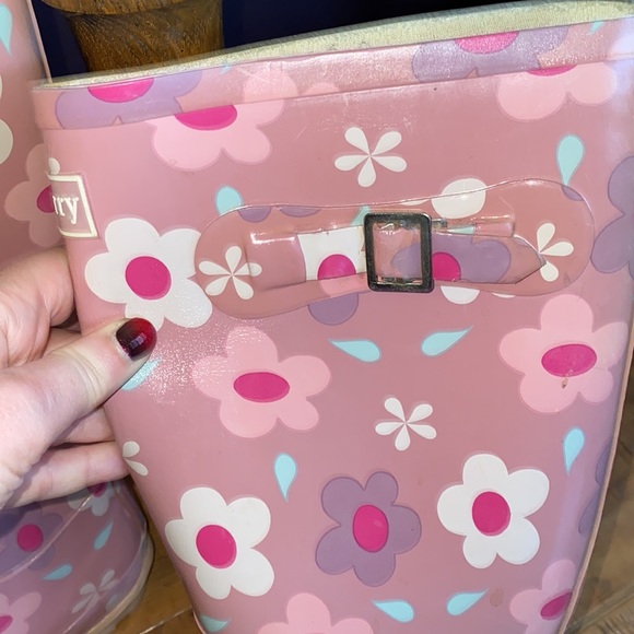 Vintage 90’s Tayberry pink flowered Wellington “Wellies” from Wales, UK - Picture 2 of 11